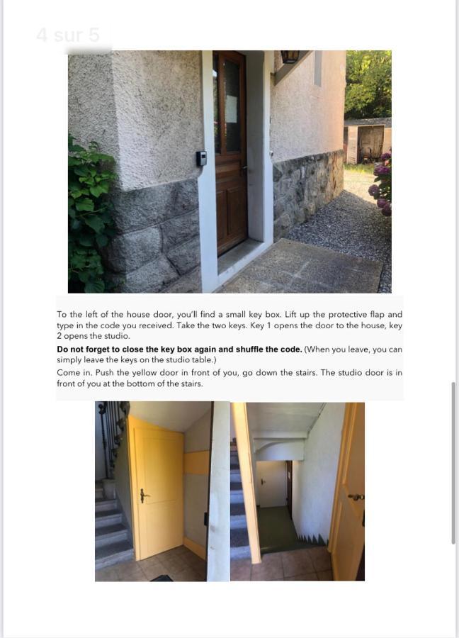 Les Cypres Apartment Vevey Luaran gambar